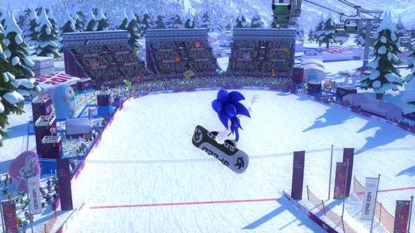 Изображение игры: Mario & Sonic at the Sochi 2014 Olympic Winter Games