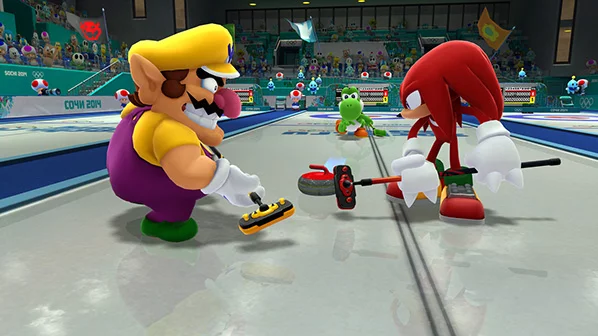 Изображение игры: Mario & Sonic at the Sochi 2014 Olympic Winter Games