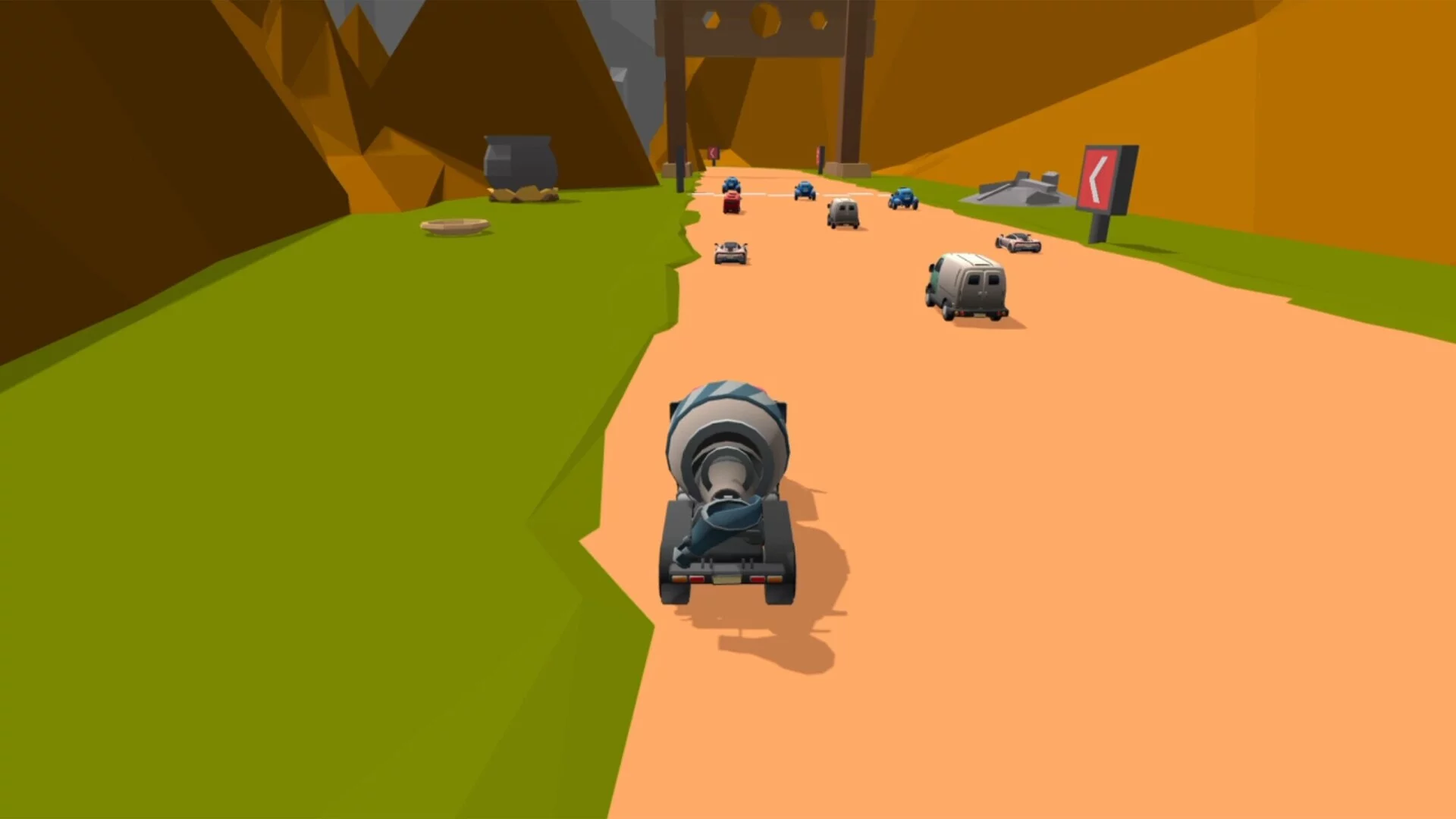 Изображение игры: Super Kids Racing: Mini Edition