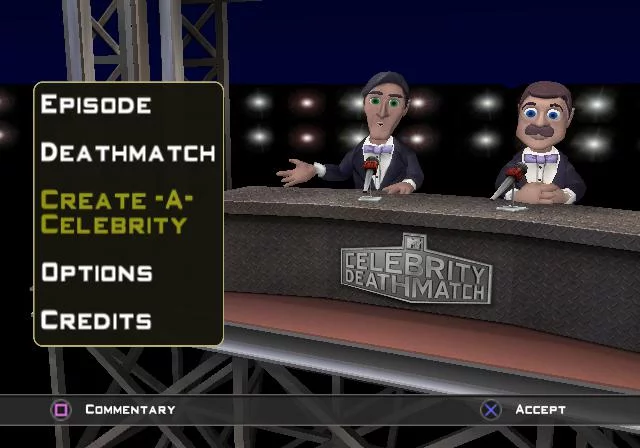 Изображение игры: Celebrity Deathmatch