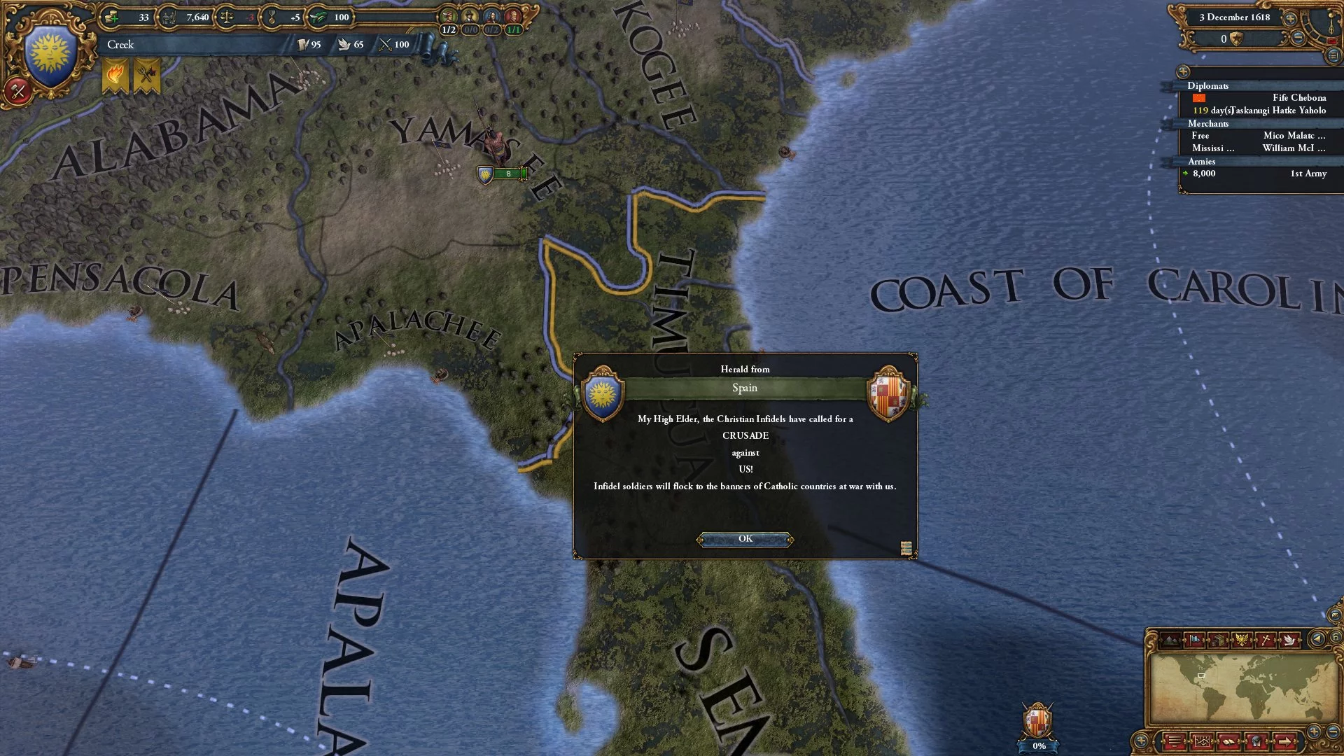 Изображение игры: Europa Universalis IV: Conquest of Paradise