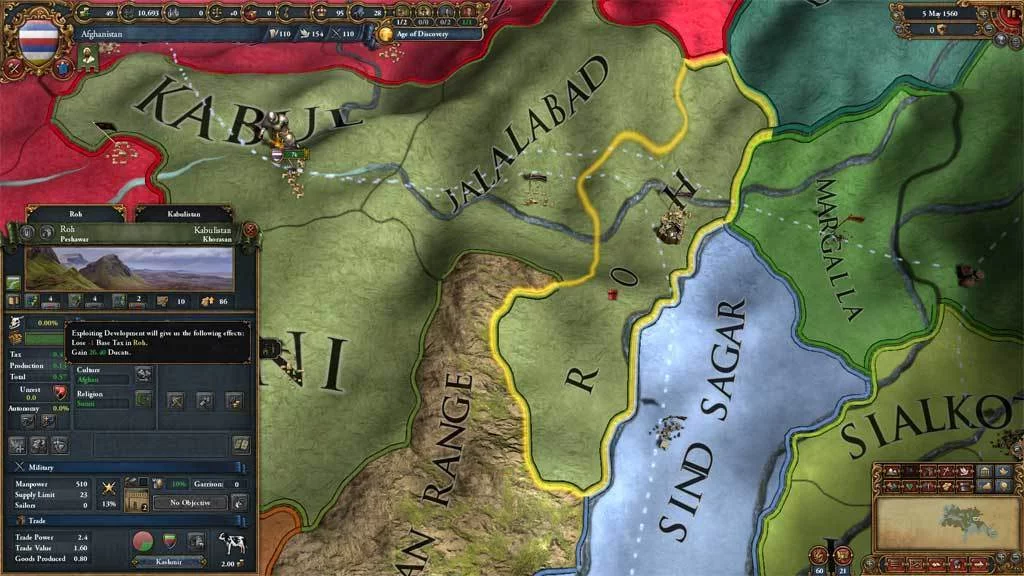 Изображение игры: Europa Universalis IV: Cradle of Civilization