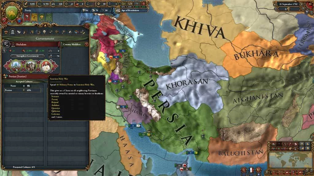 Изображение игры: Europa Universalis IV: Cradle of Civilization