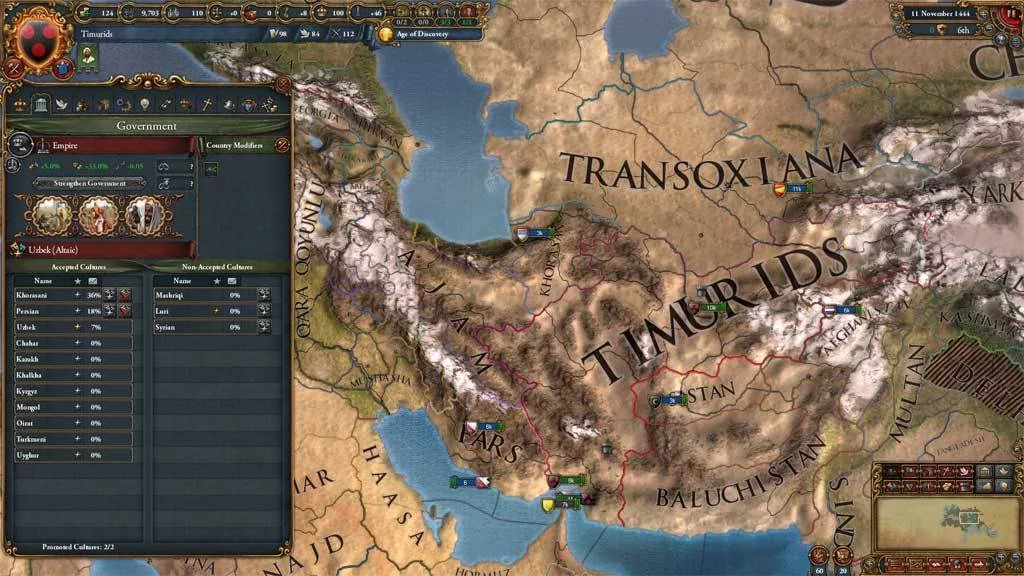 Изображение игры: Europa Universalis IV: Cradle of Civilization