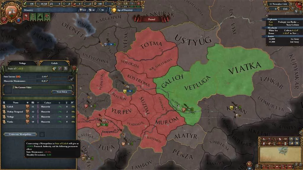 Изображение игры: Europa Universalis IV: Third Rome