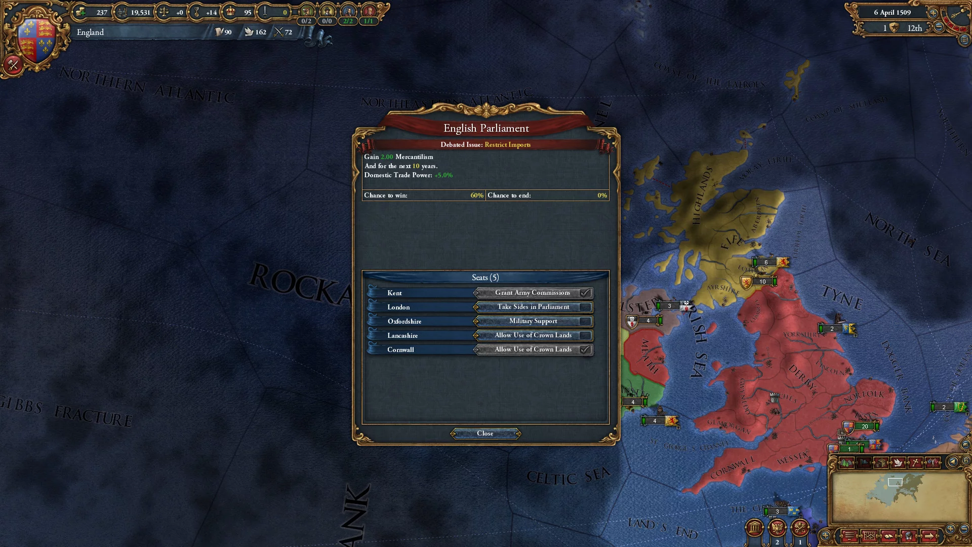 Изображение игры: Europa Universalis IV: Common Sense