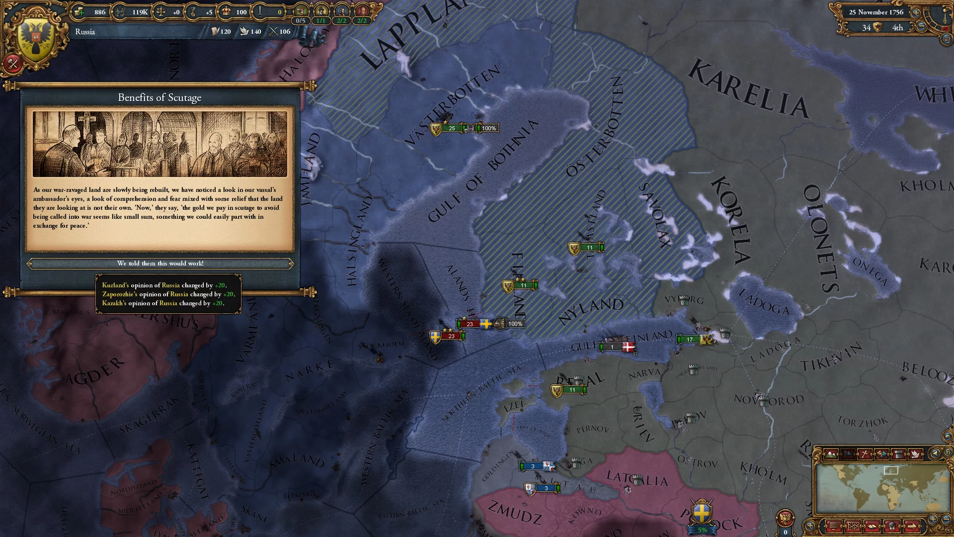 Изображение игры: Europa Universalis IV: Common Sense