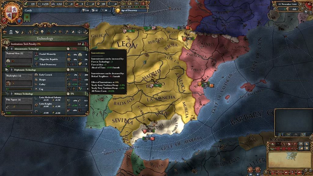 Изображение игры: Europa Universalis IV: Rule Britannia