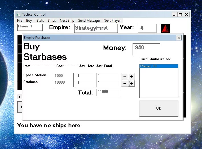 Изображение игры: Space Empires I
