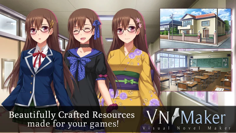 Изображение игры: Visual Novel Maker