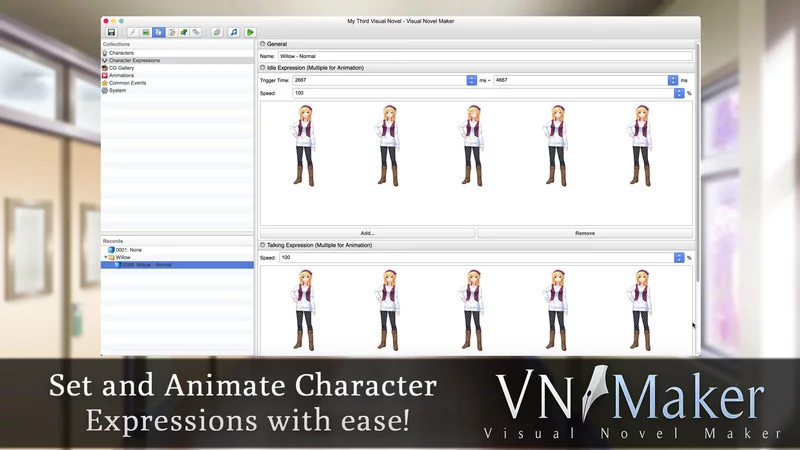 Изображение игры: Visual Novel Maker
