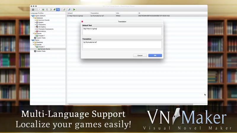 Изображение игры: Visual Novel Maker