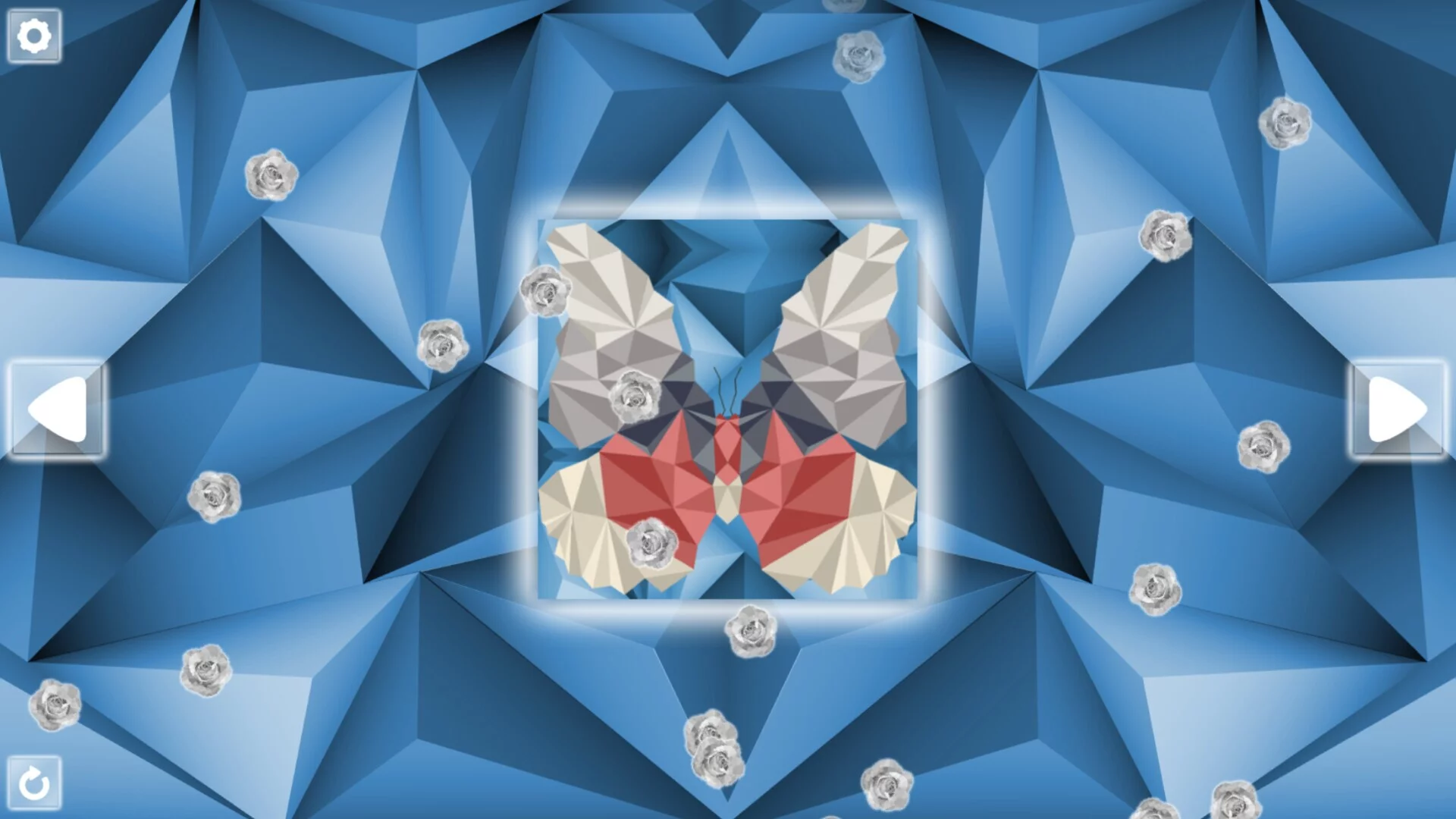 Изображение игры: Poly Puzzle: Butterflies