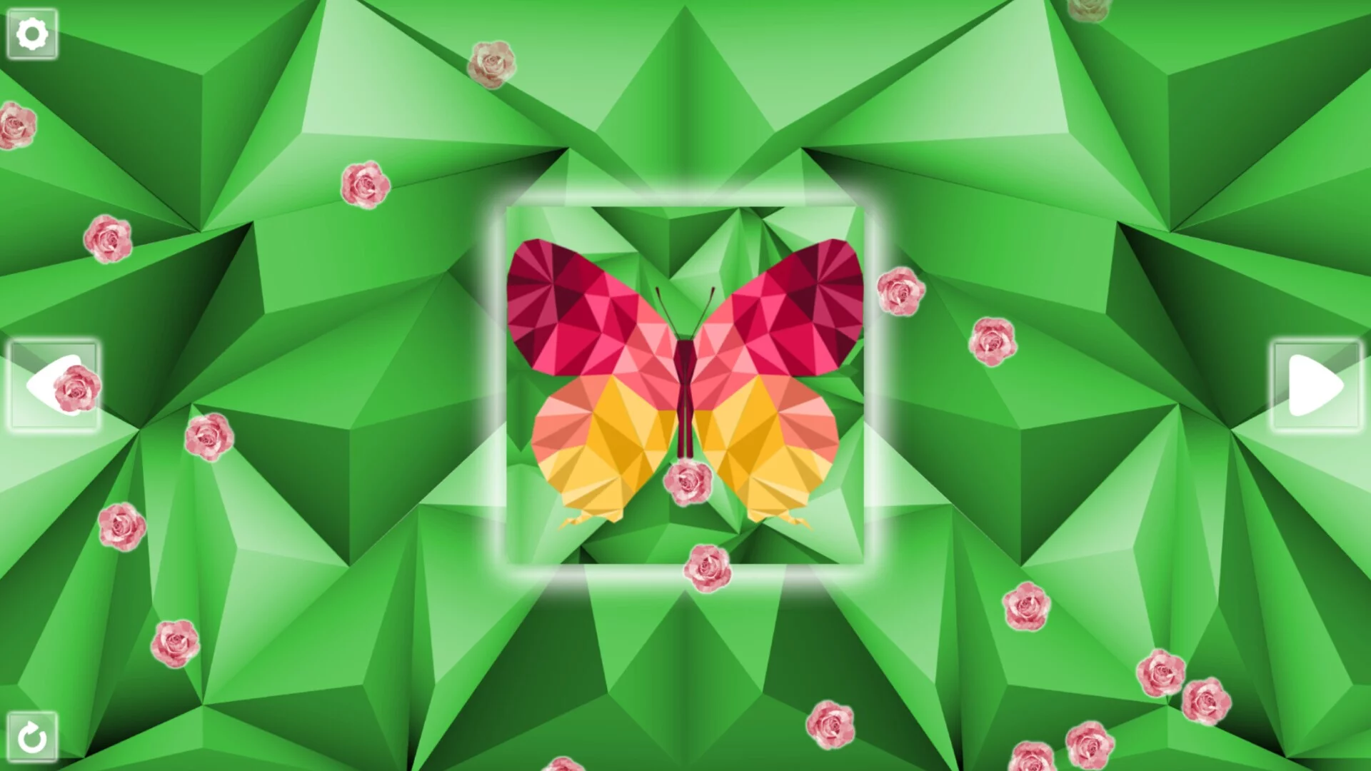 Изображение игры: Poly Puzzle: Butterflies