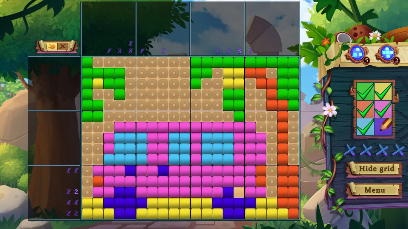 Изображение игры: Adventure mosaics. Lost Expedition