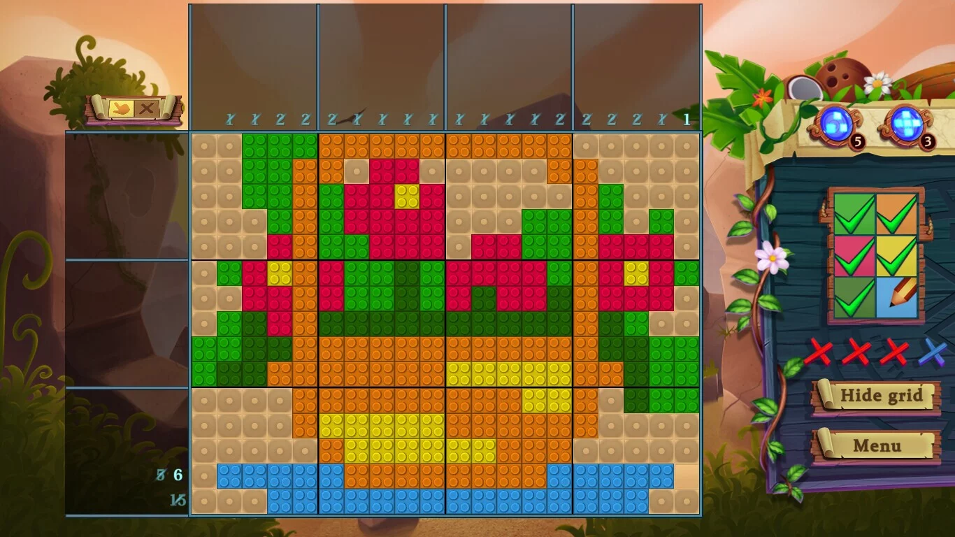 Изображение игры: Adventure mosaics. Lost Expedition