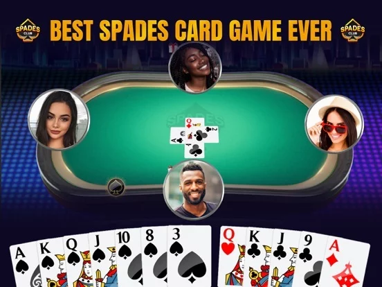 Изображение игры: Spades Online Club - Card Game