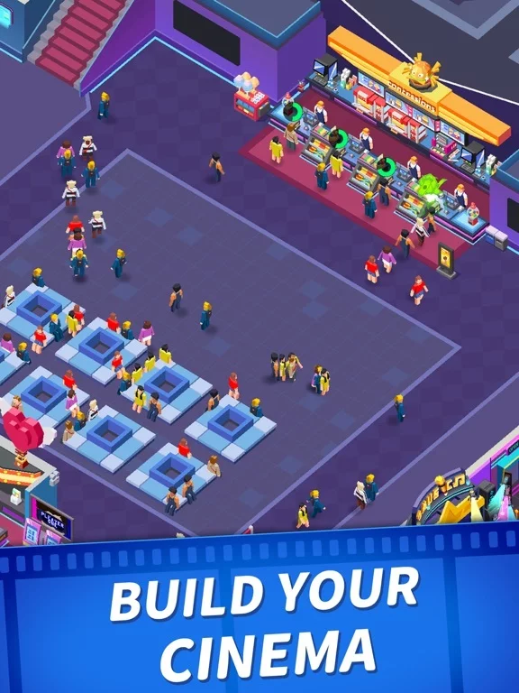 Изображение игры: Idle Cinema Empire Tycoon Game