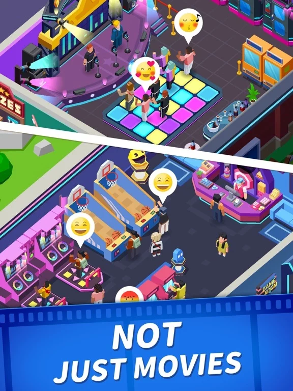 Изображение игры: Idle Cinema Empire Tycoon Game