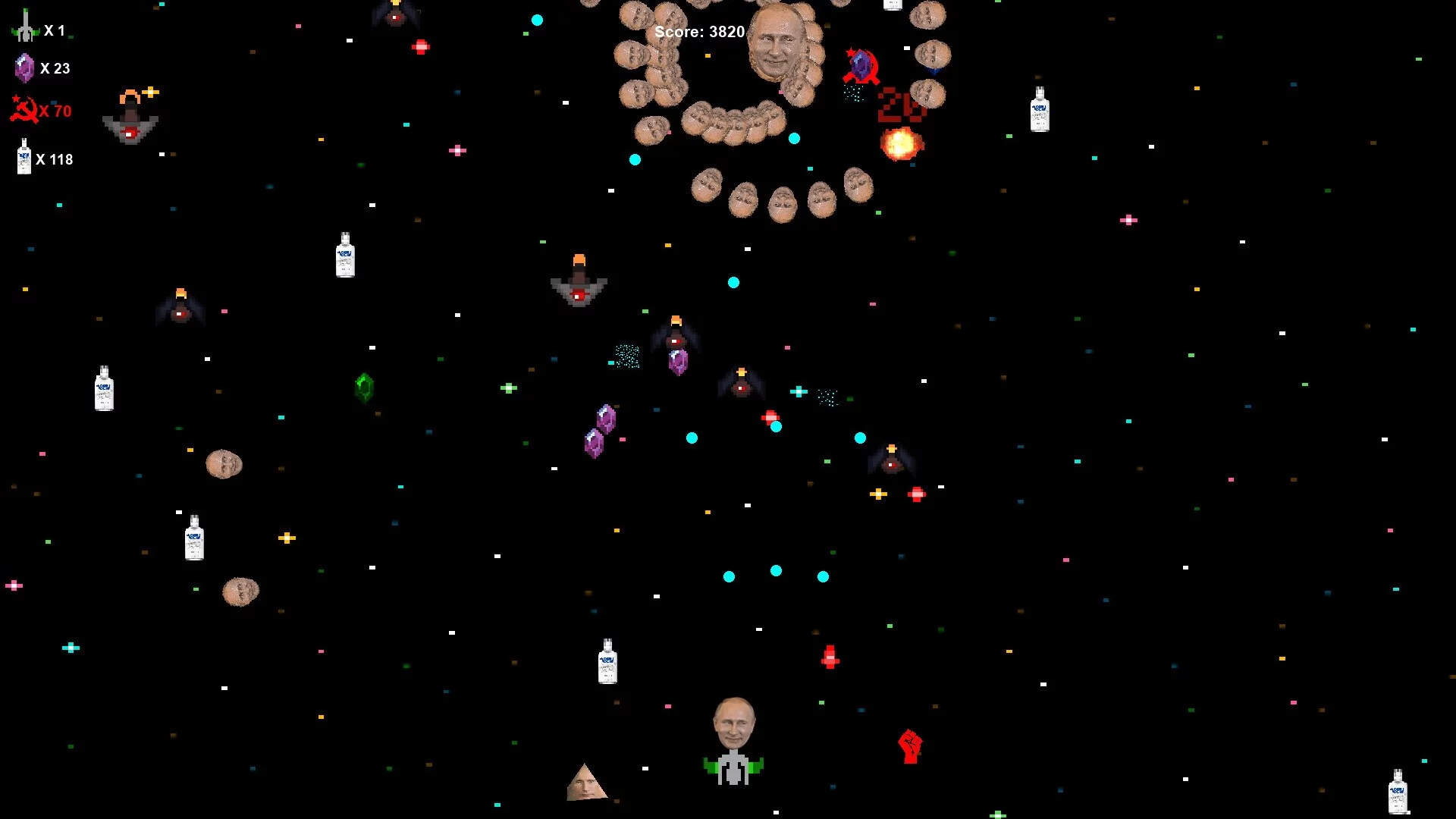 Изображение игры: Putin Destroys Alien