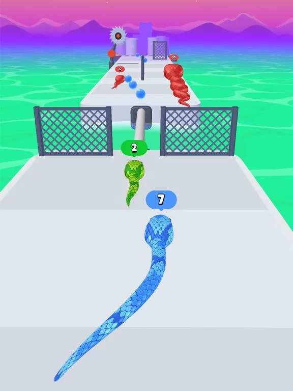 Изображение игры: Snake Run Race・3D Running Game
