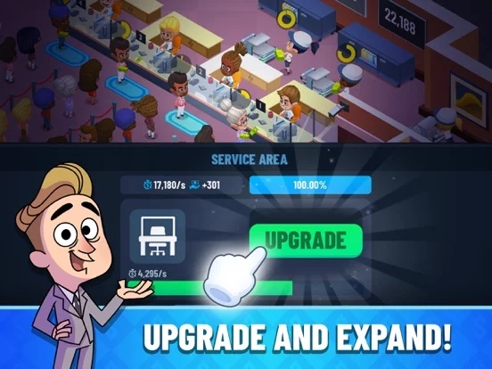 Изображение игры: Idle Bank Tycoon: Money Empire