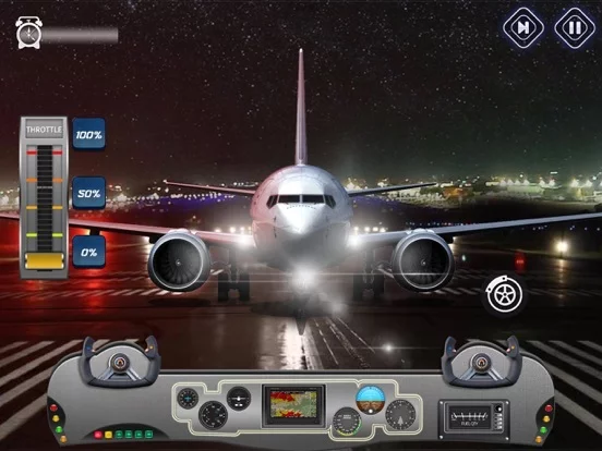Изображение игры: City Airplane Pilot Flight Sim