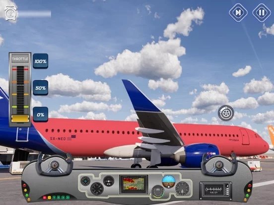 Изображение игры: City Airplane Pilot Flight Sim