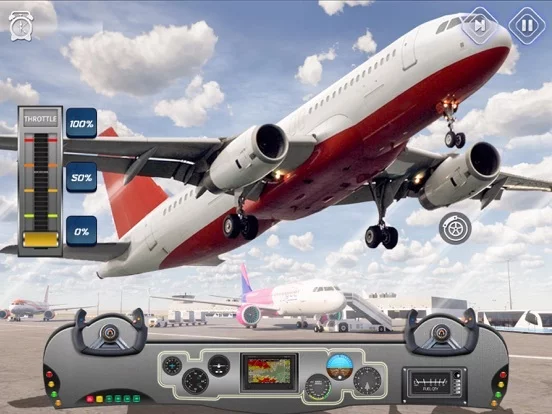 Изображение игры: City Airplane Pilot Flight Sim