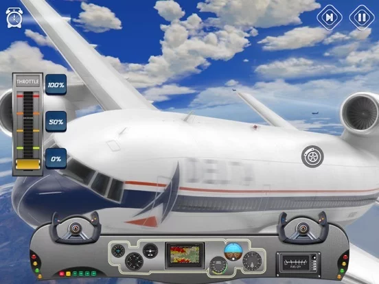 Изображение игры: City Airplane Pilot Flight Sim