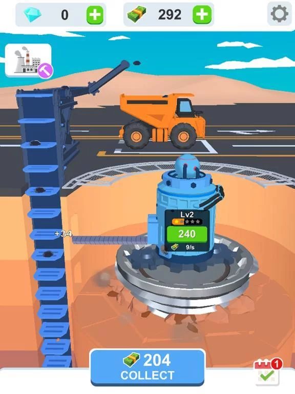 Изображение игры: Idle Dig Factory