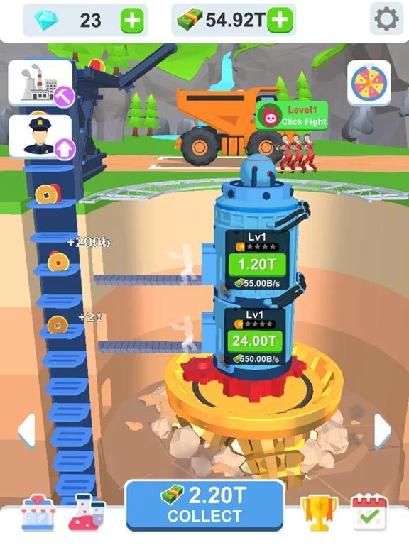 Изображение игры: Idle Dig Factory