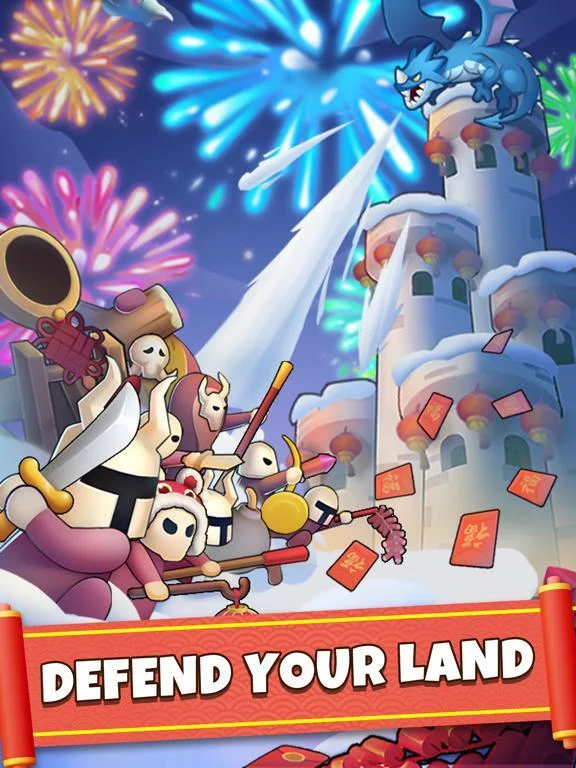Изображение игры: North Tower! Merge TD Defense
