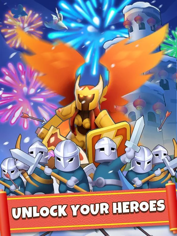 Изображение игры: North Tower! Merge TD Defense