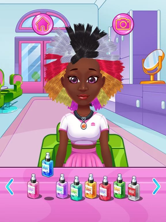 Изображение игры: Girl Hair Salon Fashion
