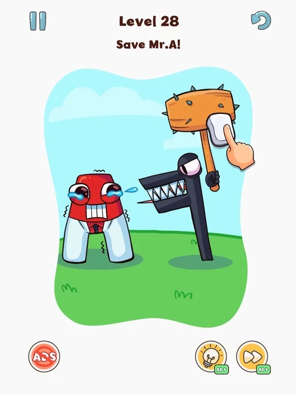 Изображение игры: Alphabet DOP: Delete Puzzle
