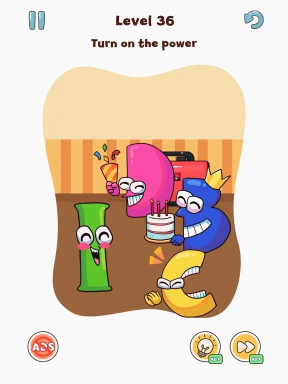Изображение игры: Alphabet DOP: Delete Puzzle