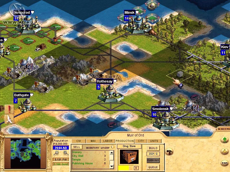 Изображение игры: Civilization: Call to Power