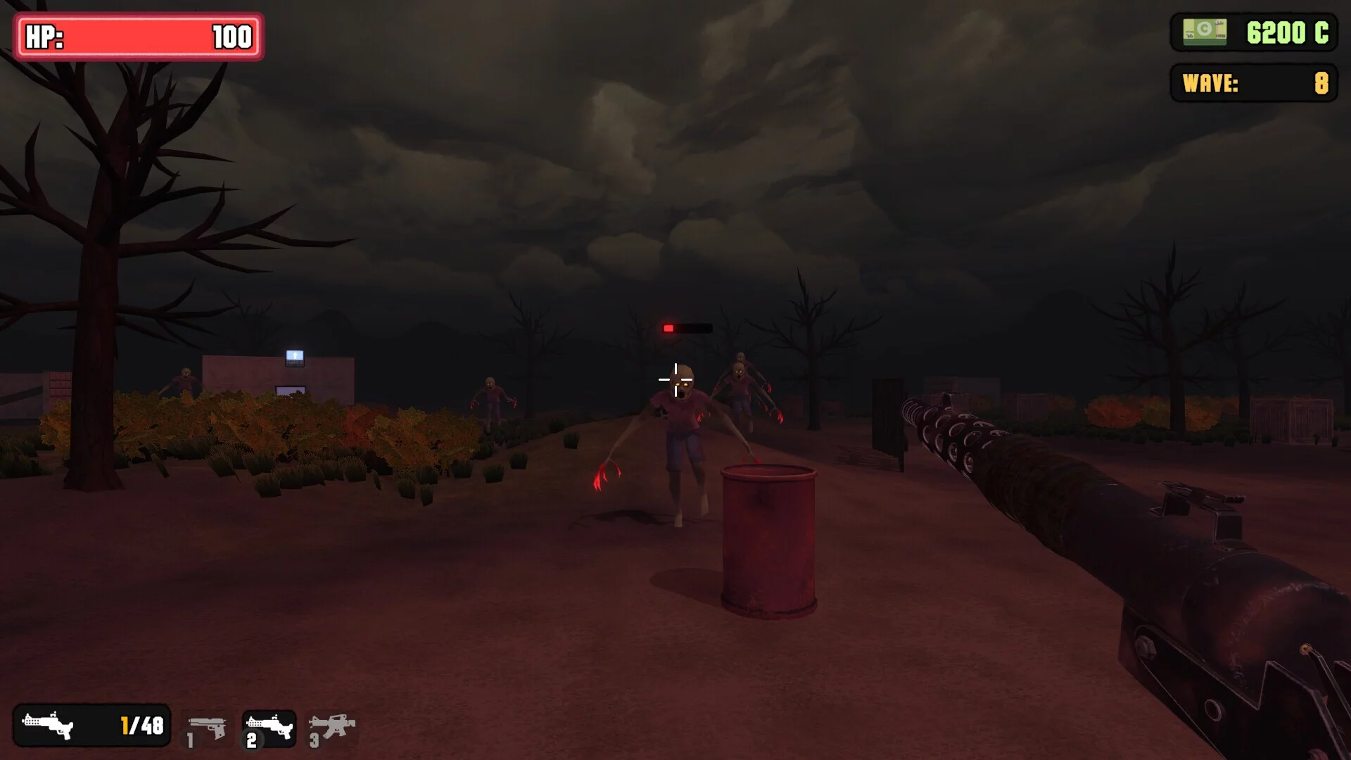 Изображение игры: Last Night in Zombie Village