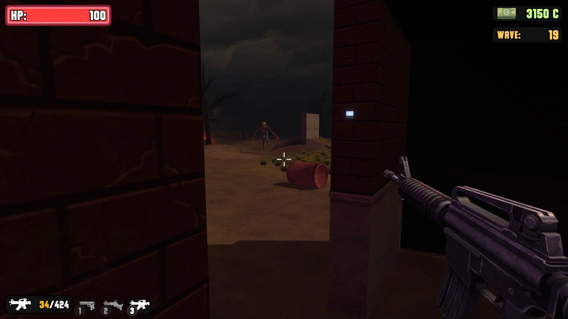 Изображение игры: Last Night in Zombie Village