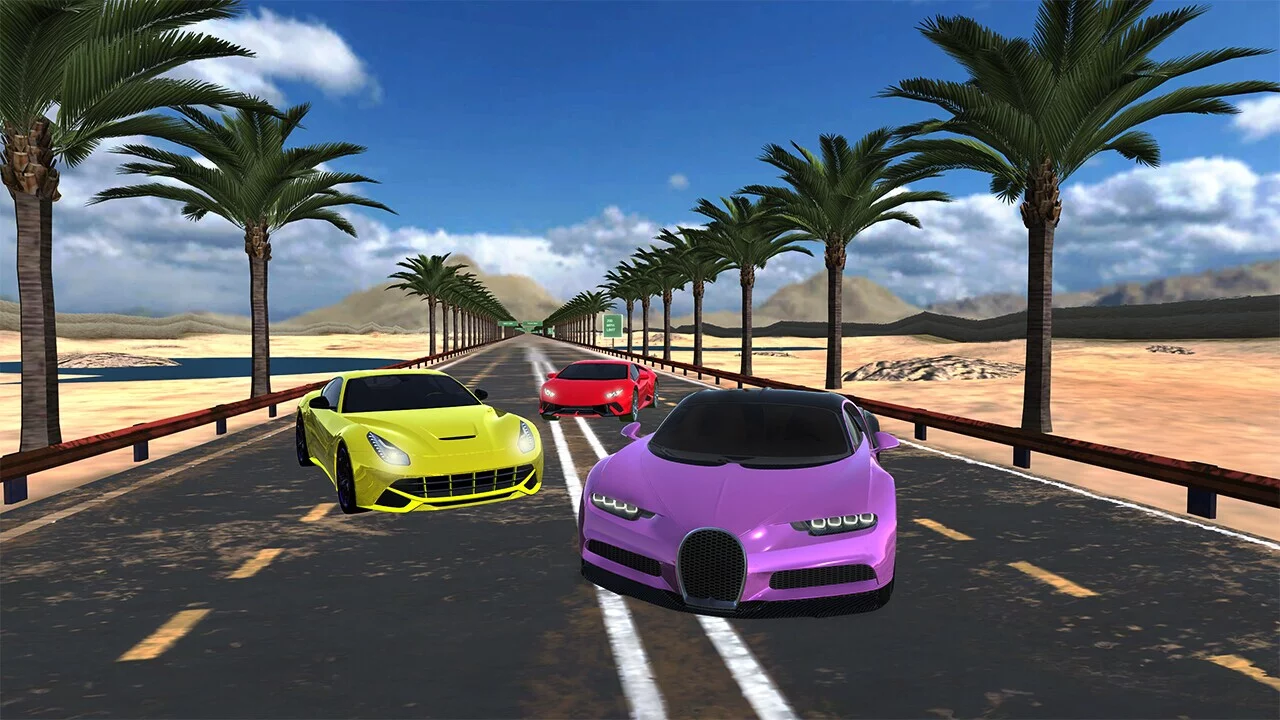 Изображение игры: Car Racing Highway Driving Simulator, real parking driver sim speed traffic deluxe 2023