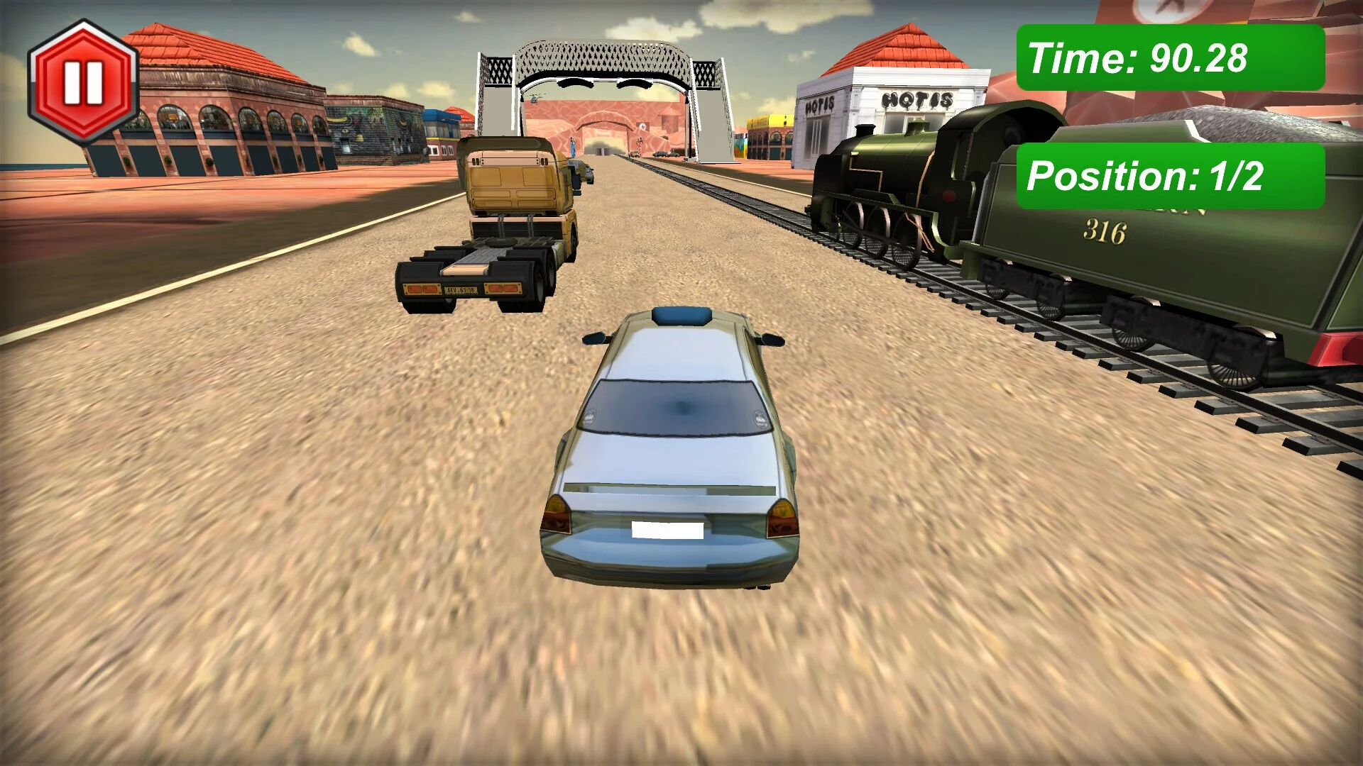 Изображение игры: Cars vs Train