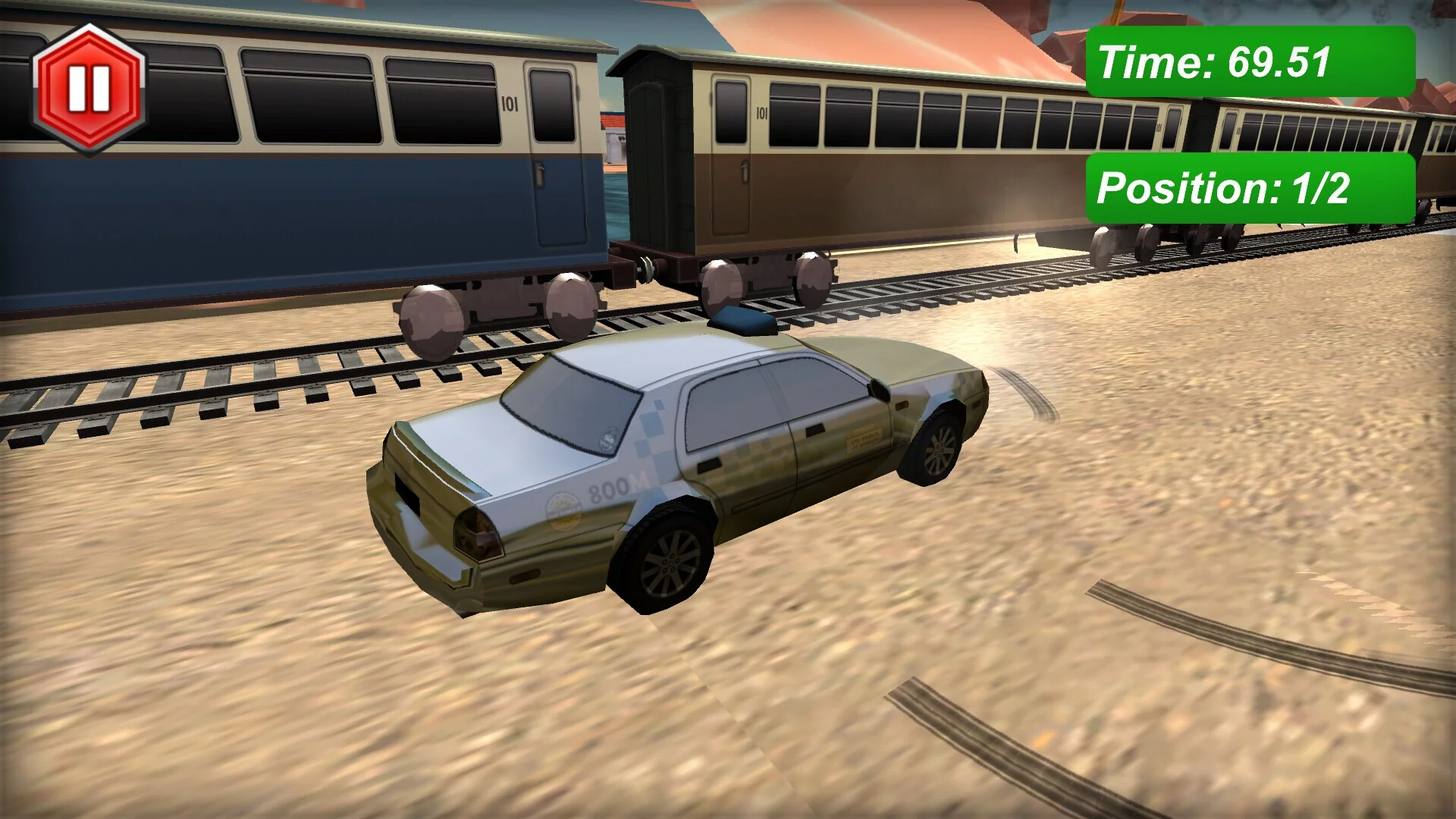 Изображение игры: Cars vs Train