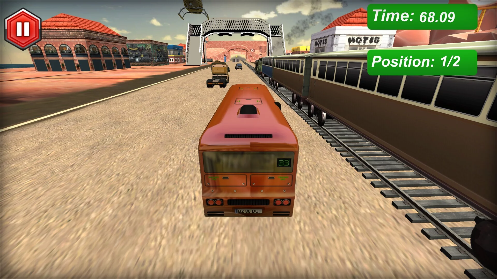 Изображение игры: Cars vs Train