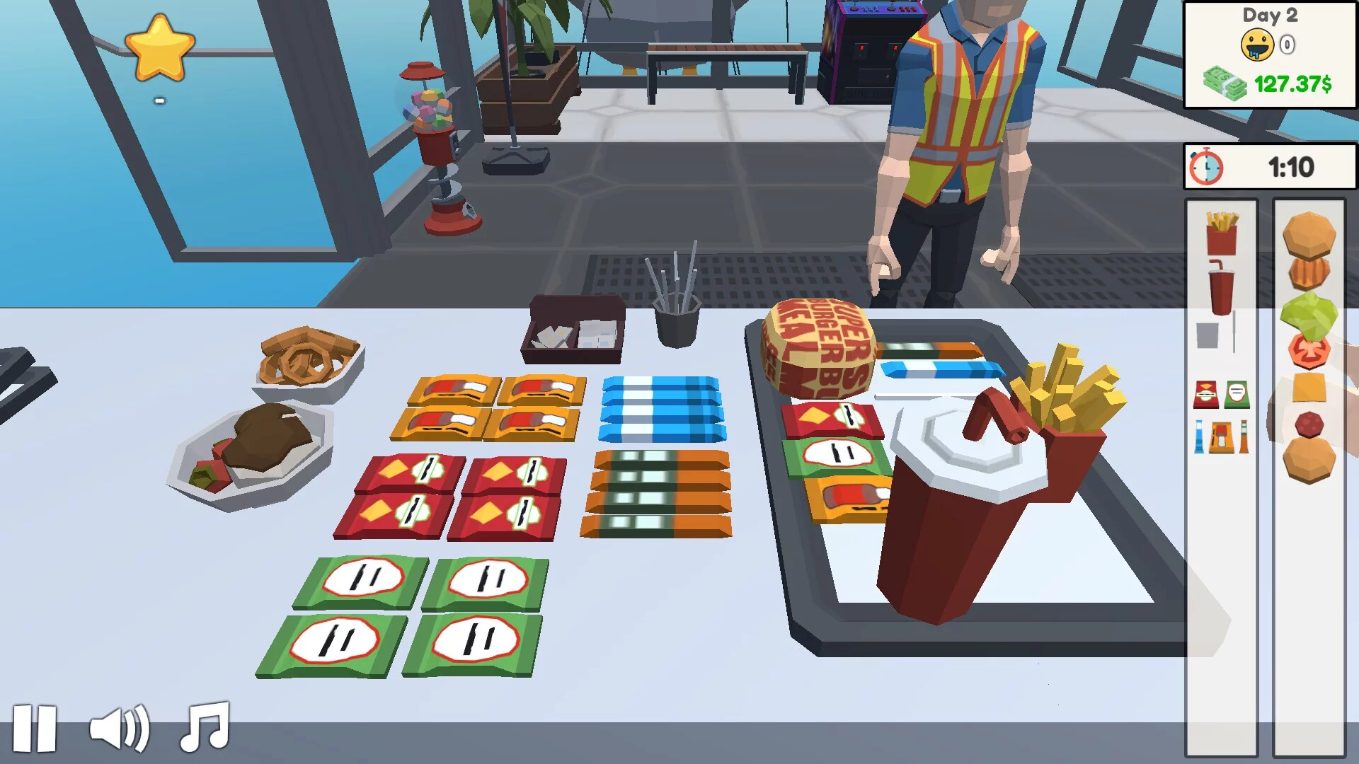 Изображение игры: Fast Burger Simulator
