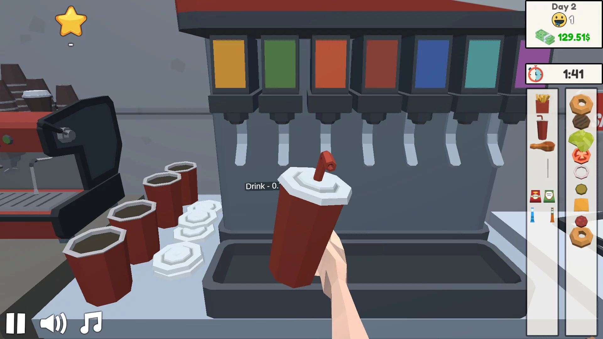 Изображение игры: Fast Burger Simulator