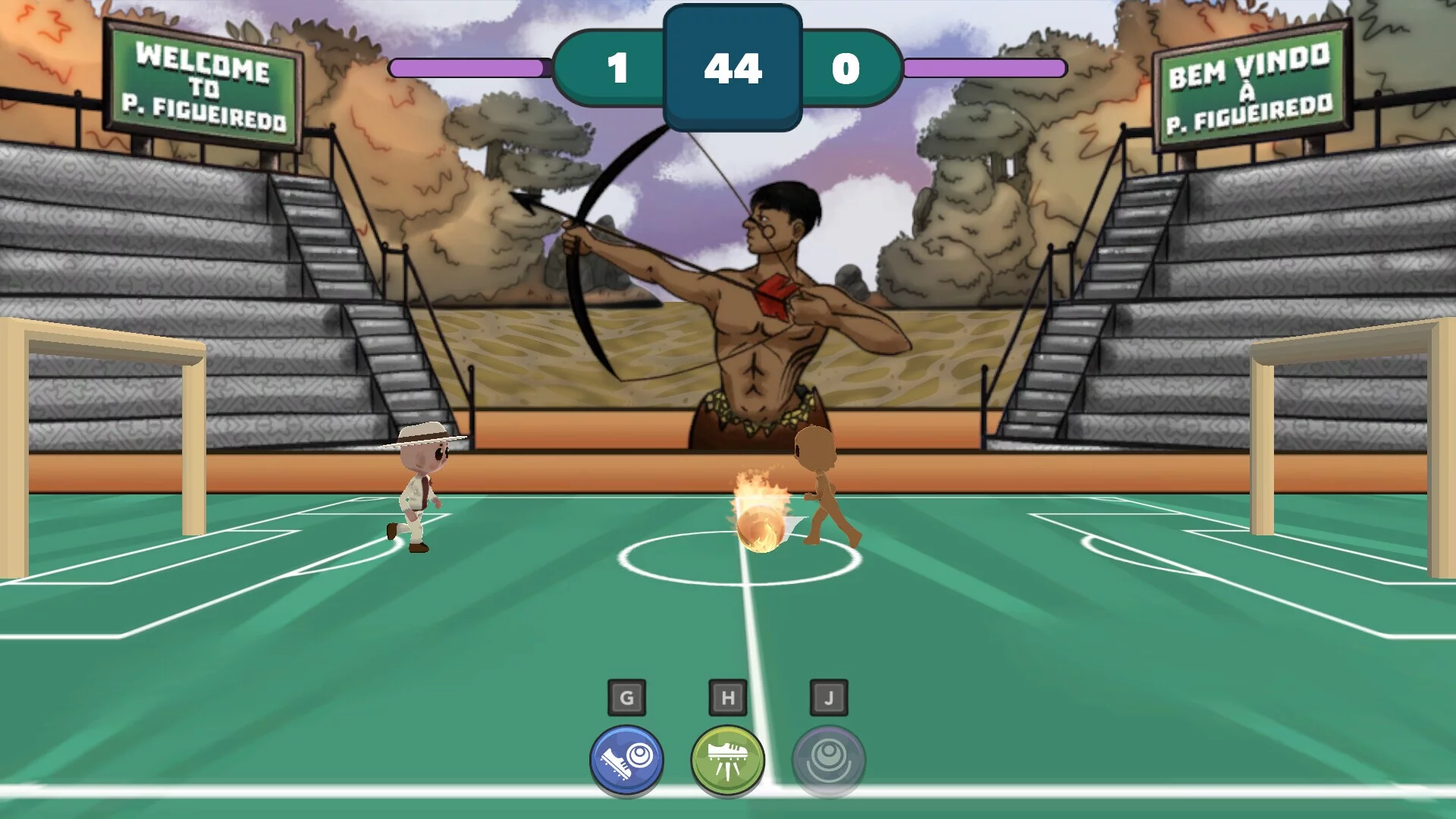 Изображение игры: Lendas do Pebol: Mythic Football