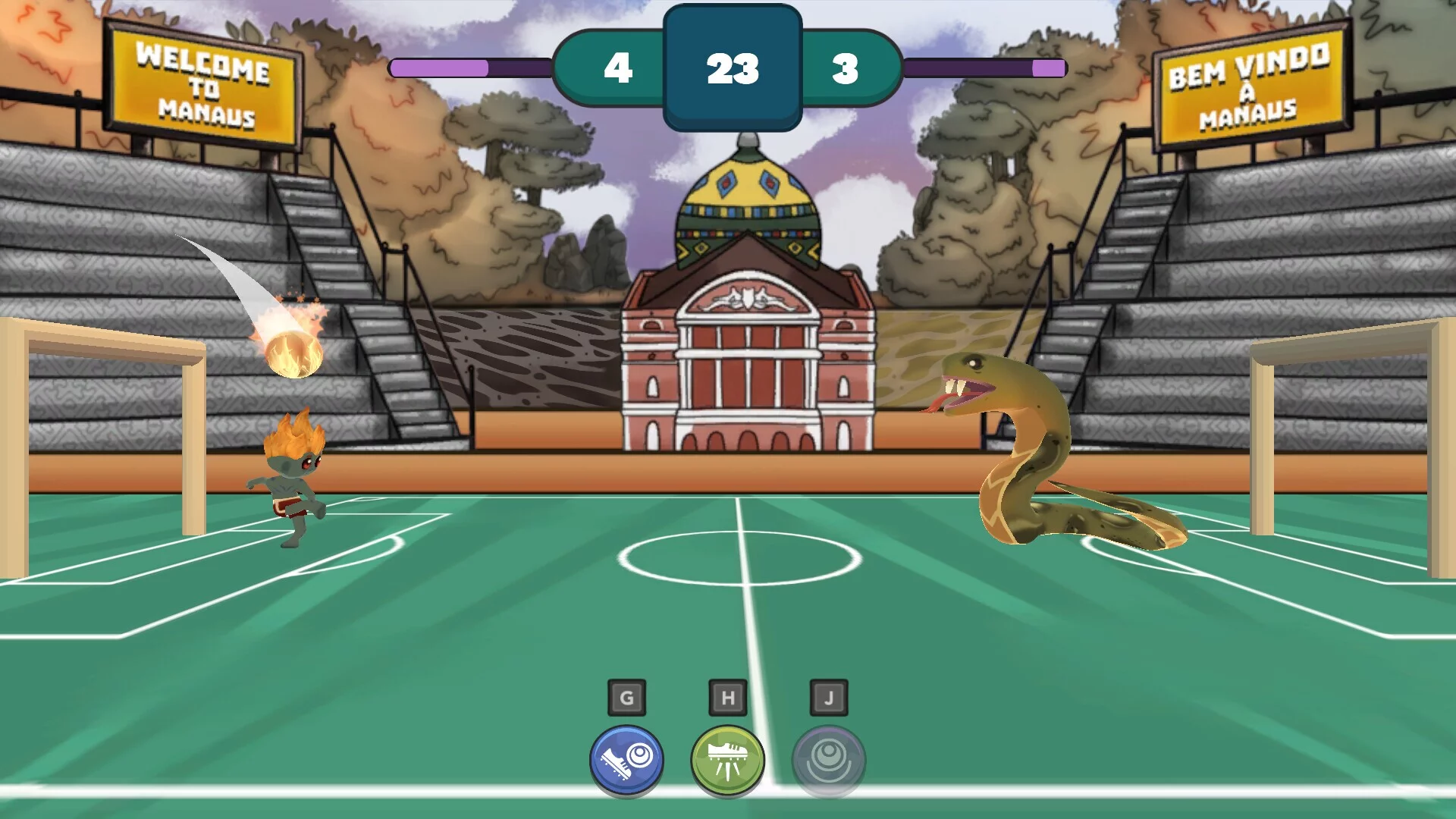 Изображение игры: Lendas do Pebol: Mythic Football