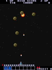 Изображение игры: Alpha Mission (1986)