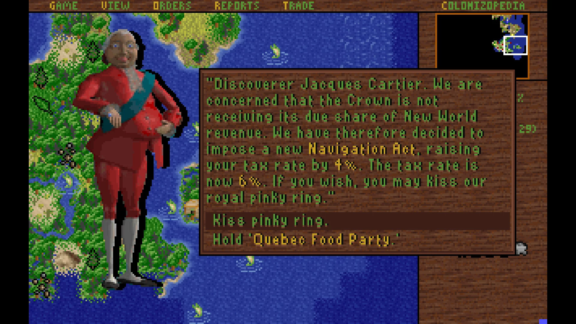 Изображение игры: Sid Meier's Colonization (Classic)